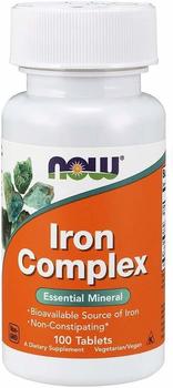 Now Foods Iron Complex Tablets (100 pcs)