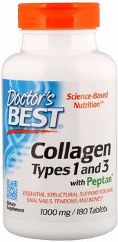 Doctors Best Collagen, Typ 1 3, 1000 mg, 180 Tabletten