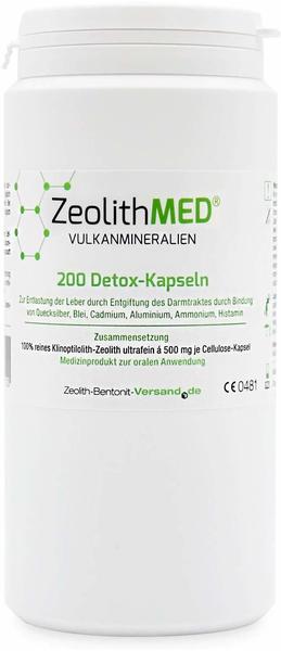 Zeolith-Bentonit-Versand Zeolith Med 200 Detox-Kapseln für 33 Tage