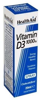 HealthAid Vitamin D3 1000iu Spray 20 ml