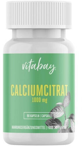 Vitabay Calciumcitrat 1000mg Kapseln (90Stk.)