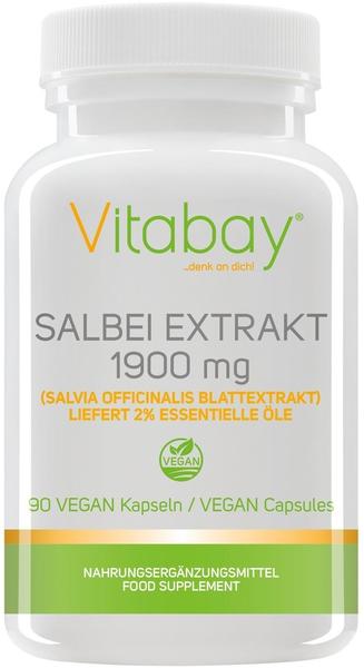 Vitabay Salbei Extrakt 1900mg Kapseln (90Stk.)