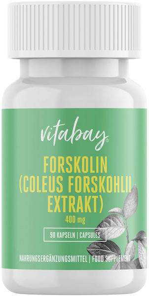 Vitabay Forskolin Coleus Forskohlii Extrakt 400 mg Kapseln (90 Stk.)