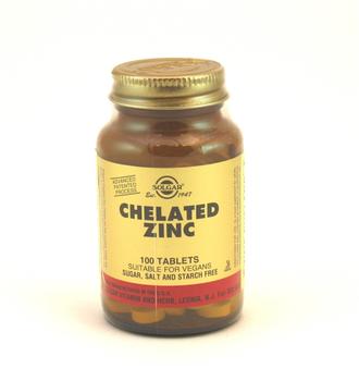 Solgar Chelatiertes Zink Tabletten (100 Stk.)