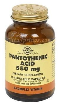 Solgar Pantothenic Acid 550 mg Kapseln 50 St.
