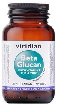 Viridian Beta Glucan with Vitamins C,D,Zinc 30 veg. Kapseln VD (vegan)