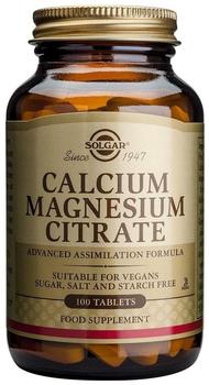 Solgar Calcium Magnesium Citrate 100