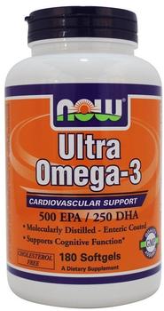 Now Foods Ultra Omega-3 Weichkapseln (180 Stk.)