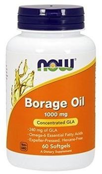 Now Foods Borretschöl 1000mg Weichkapseln 60 Stk.