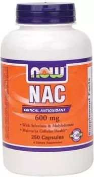 Now Foods NAC 600 mg Kapseln (250 Stk.)