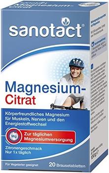 sanotact Magnesium-Citrat Brausetabletten 20 St.