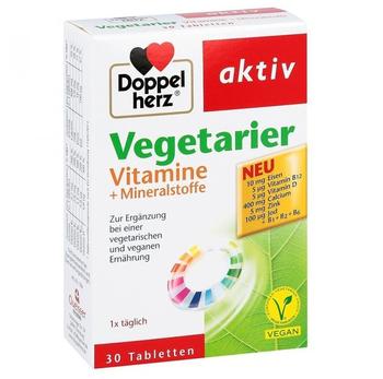 Doppelherz aktiv Vegetarier Vitamine + Mineralstoffe Tabletten (30 Stk.)