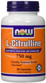 NOWFoods L-Citrulline, 750 mg, 90 Kapseln, Now Foods