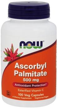 NOW Foods Ascorbyl Palmitat 500 mg verestertes Vitamin C - 100 veg. Kapseln