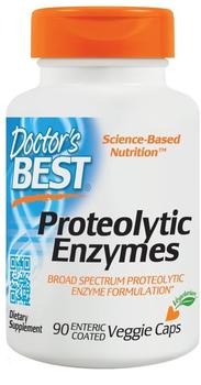 Doctors Best Healthy Origins, Best, Proteolytische Enzyme, 90 Veggie Caps