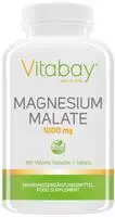PZN-DE 18236559, Vitabay Magnesium Malate 1000 mg vegan hochdosiert Tabl. 180 St