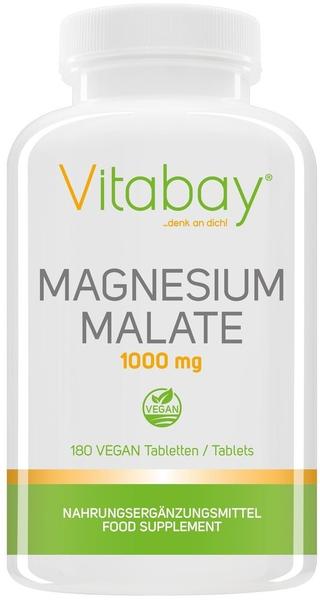 Vitabay Magnesium Malate 1000mg Tabletten (180 Stk.) Test TOP Angebote ab  15,85 € (Juli 2023)