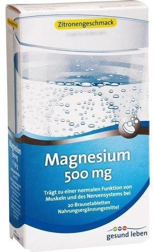 Gehe Gesund leben Magnesium 500 mg Brausetabletten (2x10 Stk.)