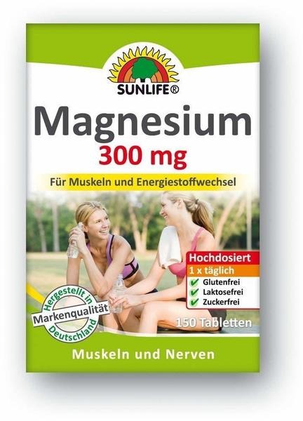 Sunlife Magnesium 300mg Tabletten (150 Stk.)