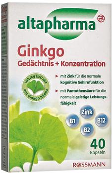 Altapharma Ginkgo Gedächtnis + Konzentration