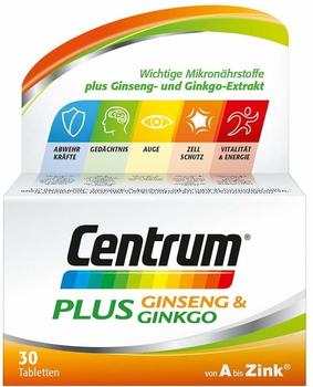 Centrum Plus Ginseng & Ginkgo Tabletten 30 St