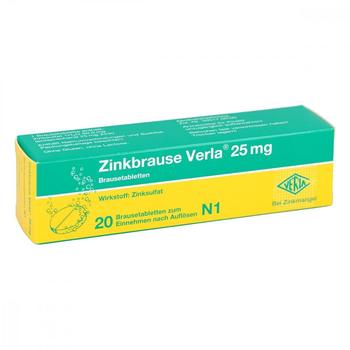 Zinkbrause Verla 25 mg Brausetabletten (20 Stk.)