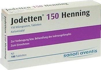 Jodetten 150 Henning Tabletten (100 Stk.)