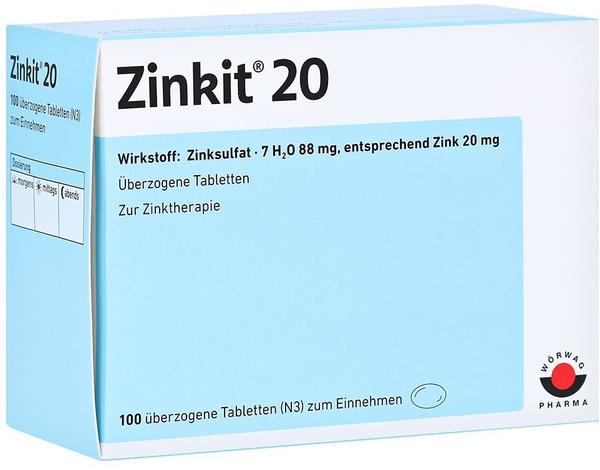 Zinkit 20 Dragees (100 Stk.)