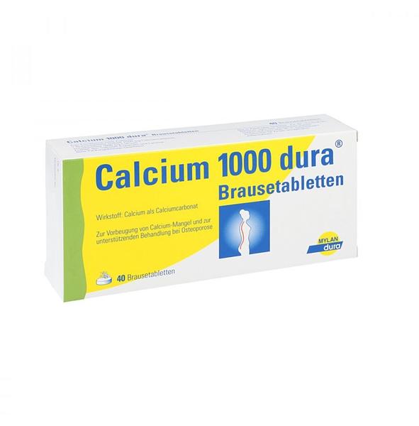 Calcium 1000 Dura Brausetabletten (40 Stück)