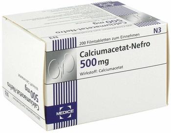 Calciumacetat Nefro 500mg Tabletten (200 Stk.)