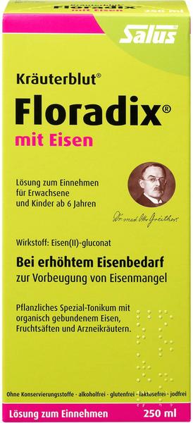 Floradix Mit Eisen Tonikum (250 ml)