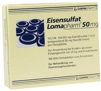 Eisensulfat 50 mg Filmtabl. (100 Stk.)
