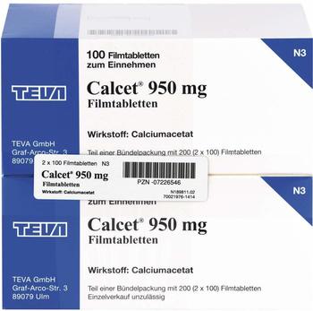 Calcet 950 Mg Filmtabletten (200 Stk.)