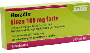 Floradix Eisen 100 mg forte Filmtabletten (20 Stk.)