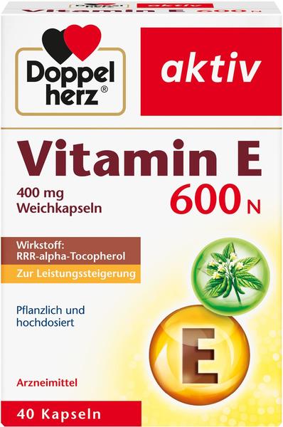 aktiv Vitamin E 600 N Kapseln (40 Stk.)