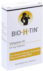 BIO-H-TIN Vitamin H 2,5 mg für 4 Wochen Tabletten (28 Stk.)