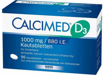 Calcimed D3 1000 mg/880 I.E. Kautabletten (96 Stk.)
