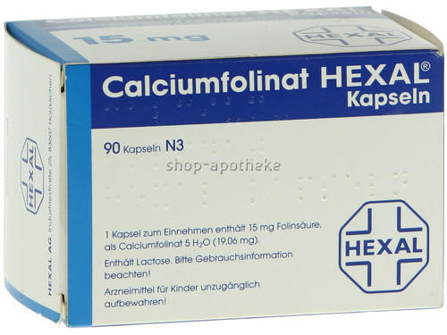 Calciumfolinat 15 mg Kapseln (90 Stk.)