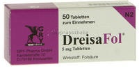 PZN-DE 01223920, Teva DreisaFol Tabletten, 50 St, Grundpreis: &euro; 0,16 / St&uuml;ck
