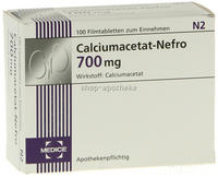 PZN-DE 00434052, Calciumacetat Nefro 700 mg Filmtabletten Inhalt: 100 St