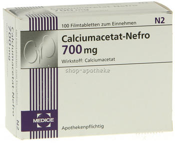 Calciumacetat Nefro 700 mg Tabletten (100 Stk.)