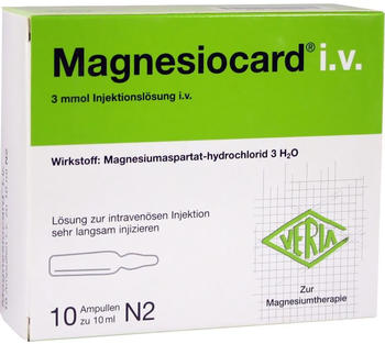 Magnesiocard i.v. Ampullen (10 x 10 ml)