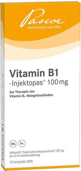 Vitamin B 1 Injektopas 100 mg (10 x 2 ml)