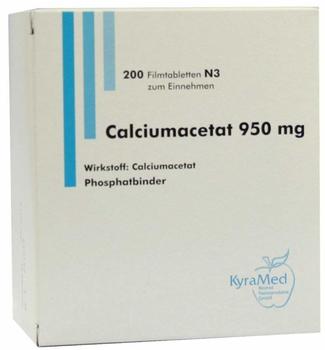 Calciumacetat 950 mg Filmtabletten (200 Stk.)