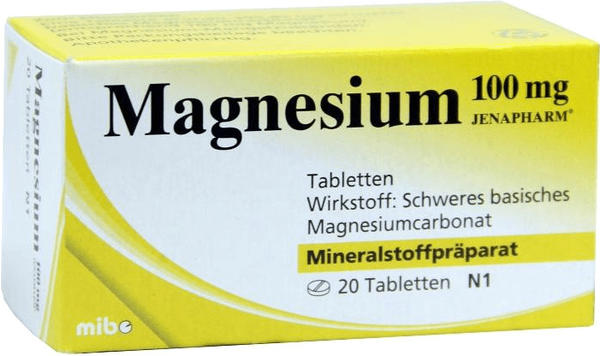 Magnesium 100 Mg Jenapharm Tabletten (20 Stk.)