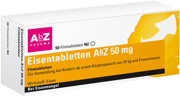 Eisentabletten 50 mg Filmtabletten (50 Stk.)