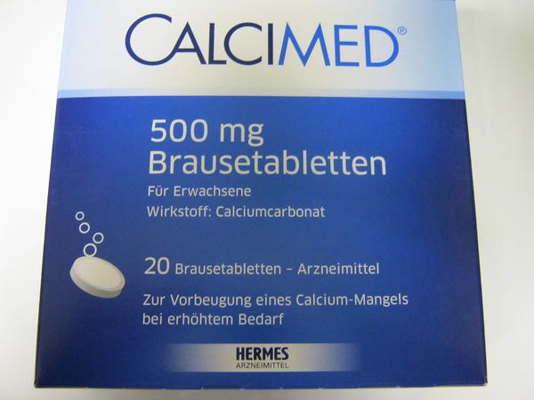 Calcimed 500 mg Brausetabletten (20 Stk.)