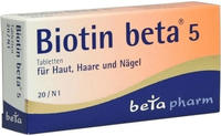 Biotin BETA 5 Tabletten 200 St