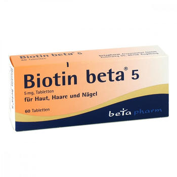 Biotin Beta 5 Tabletten (60 Stk.)