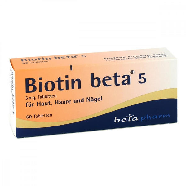Biotin Beta 5 Tabletten (60 Stk.)